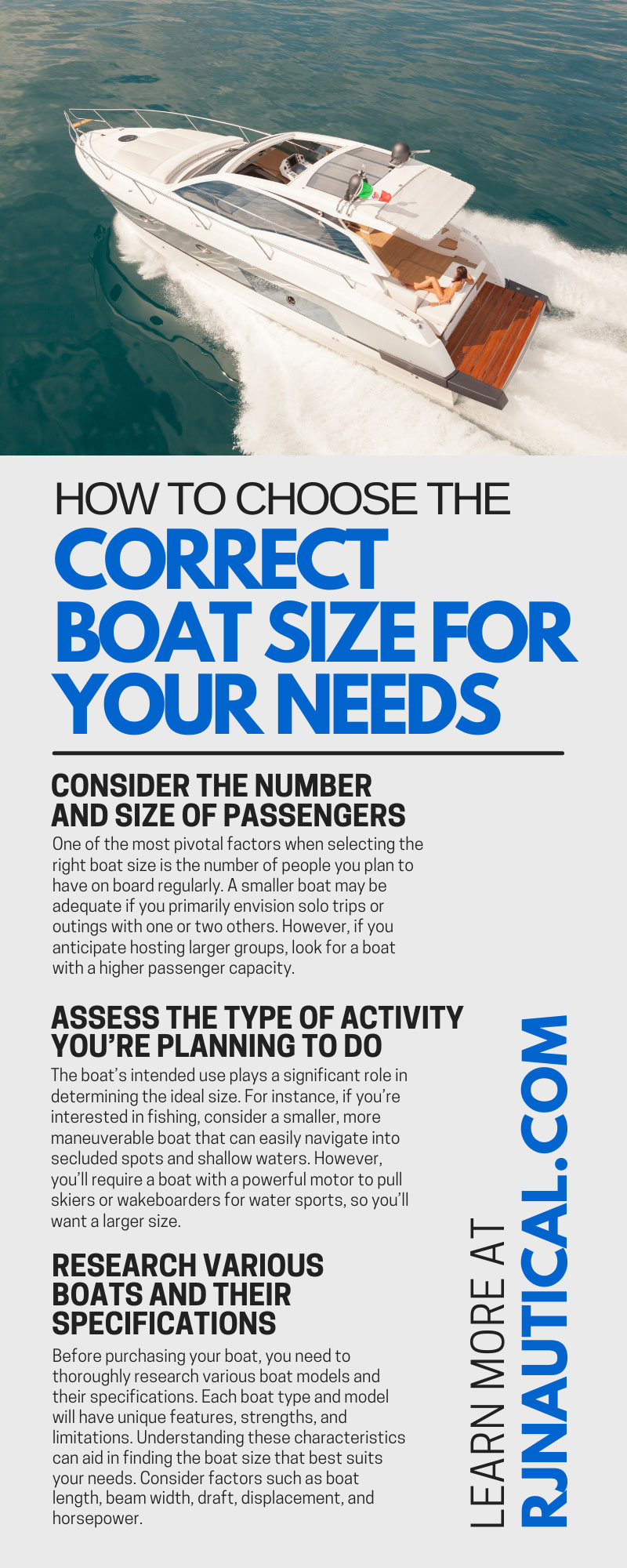 How To Choose the Correct Boat Size for Your Needs