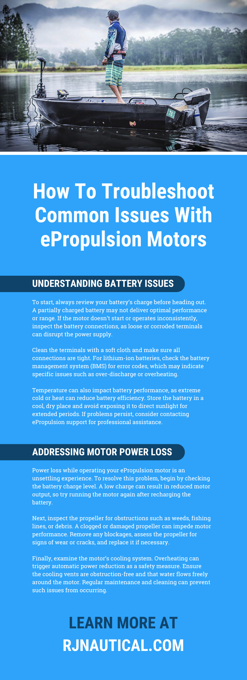 How To Troubleshoot Common Issues With ePropulsion Motors
