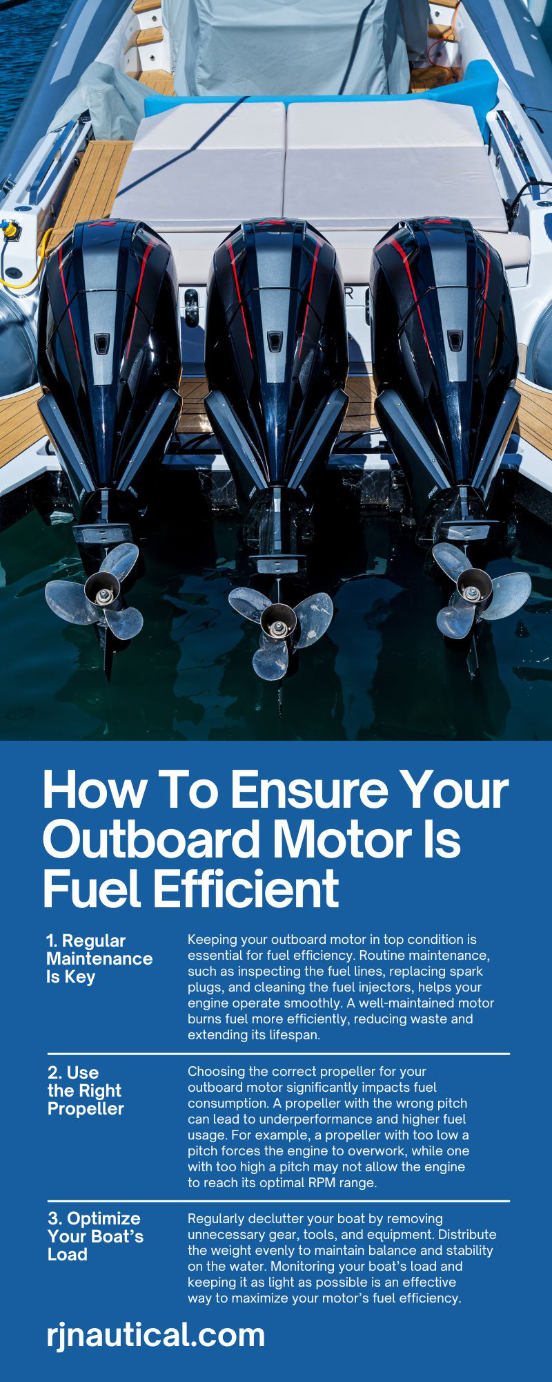 How To Ensure Your Outboard Motor Is Fuel Efficient